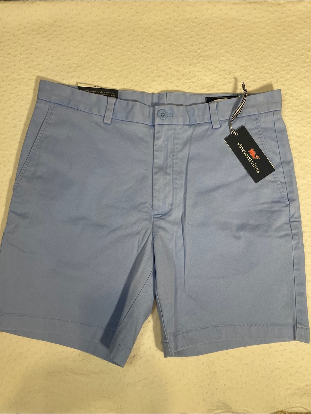 Vineyard Vines Men's Sky Blue Flat Front Shorts BREAKER Short  M34 NWOT
